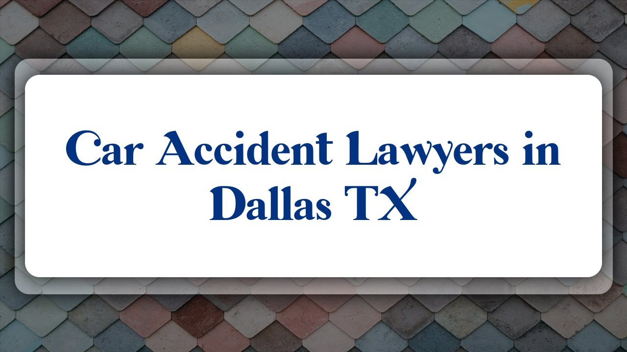 Affordable Auto Accident Lawyers in Dallas: Experience You Can Afford